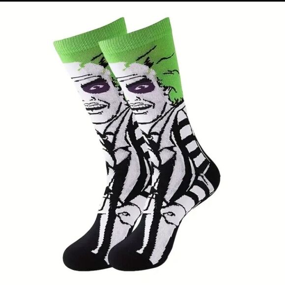 Unisex Beetlejuice Socks - Picture 2 of 3